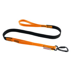 Elastische Hundeleine CaniX Leash – Colour neonorange