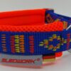 Hundehalsband Racing Collar - Arctic Indian Summer blau, neonorange