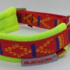 Hundehalsband Racing Collar - Arctic Indian Summer rot, neongelb